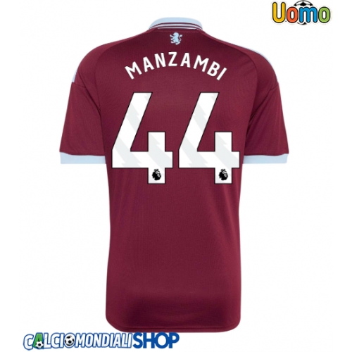 Maglie da calcio Aston Villa Johan Manzambi #44 Prima Maglia 2026-27 Manica Corta